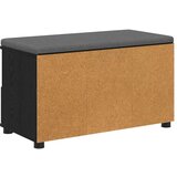  Haldna klop z blazino s predalom Črna Orehovina 80 x 38 x 46 cm, (5000155718) Slike