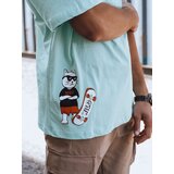 DStreet Men's T-shirt with print, turquoise | shoptok.hr