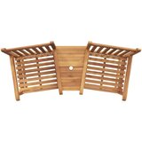  Vrtne vanjske stolice 152 x 63 x 89 cm Čvrsto teak drvo | shoptok.hr