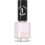 Rimmel London Super Gel gel lak za nohte brez uporabe UV/LED lučke odtenek 105 Pink Glazed 12 ml | Shoptok.si