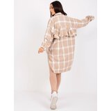 ex moda Shirt-EM-KS-180-3.93P-beige | Shoptok.si