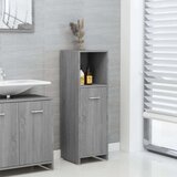  Kopalniška omarica siva sonoma 30x30x95 cm inženirski les, (20667953) | Shoptok.si
