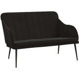  Klop črna 110x76x80 cm žamet, (20697831) | Shoptok.si