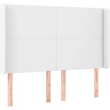 vidaXL LED uzglavlje bijelo 147x16x118/128 cm od umjetne kože | shoptok.hr