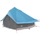 Tipi šator s krovom Plava 700 x 700 x 395 cm Poliester i čelik | Eponuda.com