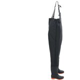 vidaXL Ribiške hlače s škornji črni velikost 39 | Shoptok.si