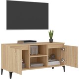TV ormarić s metalnim nogama boja hrasta sonome 103,5x35x50 cm | Eponuda.ba