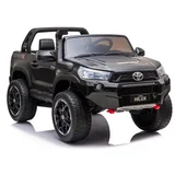  Licencirani auto na akumulator Toyota Hilux 4x4 - dvosjed - crni