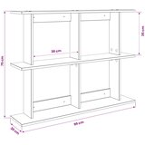  Stenska polica Montaža za steno Bela 100 x 20 x 75 cm, (5000307104) | Shoptok.si