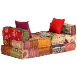  Modularni tabure za 3 osobe od tkanine s patchworkom | shoptok.hr