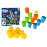  Igra preciznosti sa šalicama i ping-pong lopticama 44 elemenata