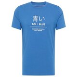 Mustang Majice s kratkimi rokavi Alex C Print Modra Cene