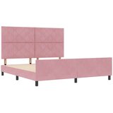 vidaXL krevet od baršuna Ružičasti 180x200 cm | shoptok.hr