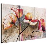  Slika - Poppies lashed by the wind 120x80 | shoptok.hr