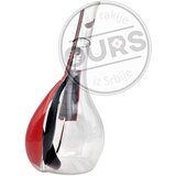 Riedel decanter black tie touch stripe red Cene