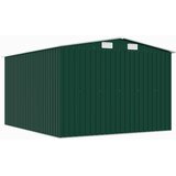 Vrtno spremište 257 x 298 x 178 cm metalno zeleno | shoptok.hr