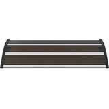 Nadstrešnica za vrata crna 120 x 75 cm PC | shoptok.hr