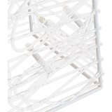 vidaXL akrilni okrasni LED stožec toplo bel 90 cm | Shoptok.si