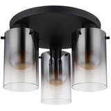Globo 15907-3D - Plafonski luster FLORENTINA 3xE27/40W/230V pr. 40,5 cm crna | Eponuda.com