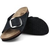 Grubin ženske papuče sa šnalom sicilija classic 613610, crne | ePonuda.com