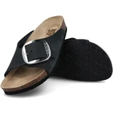 ženske papuče sa šnalom sicilija classic 613610, crne