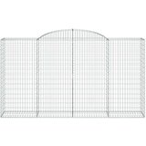  Lučne gabionske košare 10kom 300x50x160/180cm pocinčano željezo | shoptok.hr