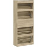 Ormarić za cipele s 4 ladice boja hrasta 80 x 34 x 187 5 cm | shoptok.hr