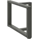  Noge za klubsko mizico v obliki črke T 2 kosa antracitne 60x25x(42-43) cm jeklo, (22123981) | Shoptok.si