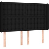  Box spring postelja z vzmetnico LED črna 140x200 cm blago, (20897484) | Shoptok.si