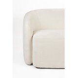 White Label Kremno bela sedežna garnitura 181 cm Len – | Shoptok.si