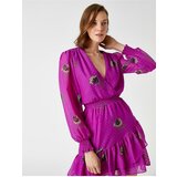 Koton Evening & Prom Dress - Purple - Ruffle both Cene