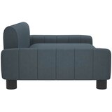  Krevet za pse tamnosivi 90 x 53 x 30 cm od tkanine | shoptok.hr