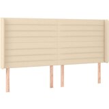  Uzglavlje krem 203 x 16 x 118/128 cm od tkanine | shoptok.hr