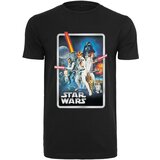 Merchcode Black T-shirt with Star Wars poster | Shoptok.si