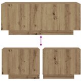  Noćni ormarić Artisan hrast 100x35x40 cm izrađeno drvo | Eponuda.com