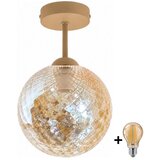 Brilagi LED plafonski luster R GLASS 1xE27/60W/230V prečnik 17 cm bež/zadimljeno bež Cene