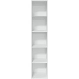  Regal za knjige bijeli 40 x 30 x 189 cm konstruirano drvo | shoptok.hr