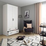 Mömax omara za oblačila madita, bela, masivno | Shoptok.si