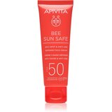 Apivita Bee sun safe krema za lice protiv tamnih fleka i starenja spf50 50 ml cene