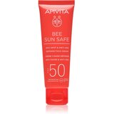 Apivita Bee Sun Safe zaštitna krema protiv starenja kože SPF 50 50 ml | shoptok.hr