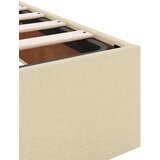  Konstrukcija postelje s shranjevanjem krema 140 x 200 cm blago | Shoptok.si