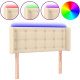  Posteljno vzglavje krem 103x16x78/88 cm blago, (20737976) | Shoptok.si