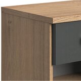 Hom`in nočna omarica, barve grafita, barve hrasta | Shoptok.si