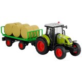 Traktor za igru s prikolicom i balama - 37,5 cm - zelena | shoptok.hr