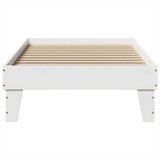 vidaXL Okvir kreveta bez madraca bijeli 90 x 200 cm masivna borovina | shoptok.hr