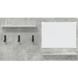 vidaXL Vješalica za kapute na zidu Betonska siva 90 x 10 x 50 cm | shoptok.hr