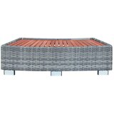  Stepenica za vruću kupku od poliratana siva 92 x 45 x 25 cm | Eponuda.com