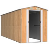  Vrtno spremište svjetlosmeđe 192x523x223 cm pocinčani čelik | Eponuda.ba