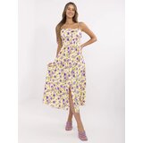 Italy Moda Dress-MI-SK-23817-3.96-light yellow | Shoptok.si