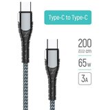 COLORWAY Kabel Type-C - Type-C (PD Brzo Punjenje 65W) 3.0A 2m sivi | shoptok.hr